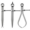 3 Piece Spring Caliper/Divider Set, 8 inches Inside Spring Outside