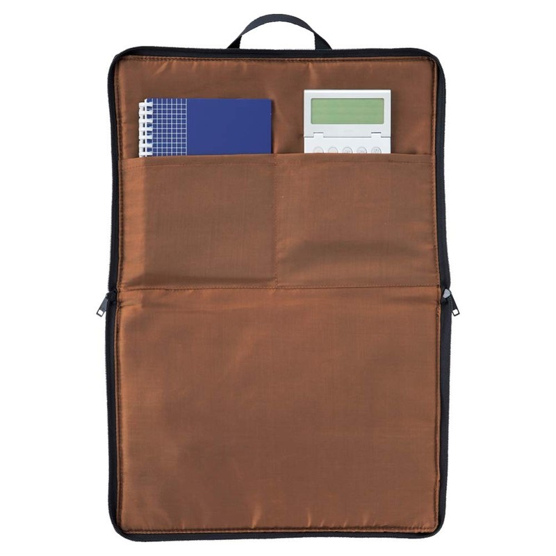 Lihit Lab A7559-11 Bag-in-Bag, Wide Type, A4, Indigo