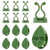 Plant Climbing Wall Fixture Clips, 100Pcs Self-Adhesive Plant Fixer Wall