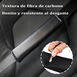 4 Almohadillas para Cinturón de Seguridad, Fundas de protección universales para cinturón de seguridad de coche, suaves y cómodas, Fundas protectoras de correa de hombro para cinturón de seguridad