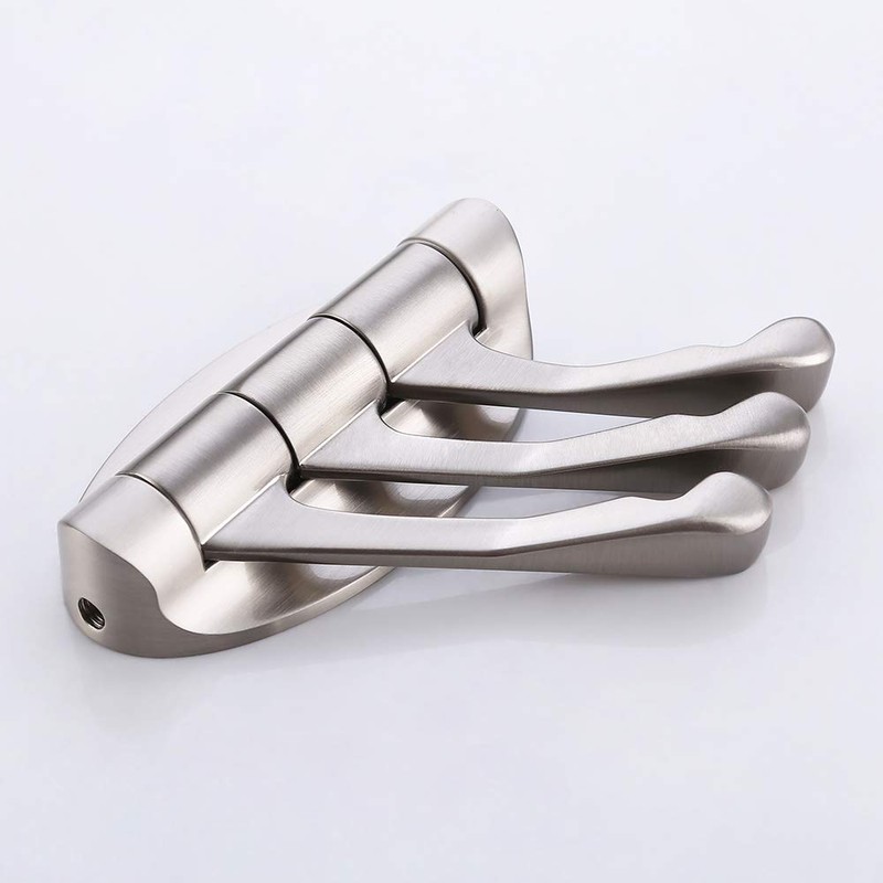 KES Solid Metal Swivel Hook Heavy Duty Folding Swing Arm