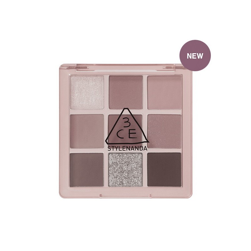 3CE 쓰리씨이 3CE애쉬라벤더멀티 아이 컬러 팔레트 (증)글로우 아이 포인트 브러쉬