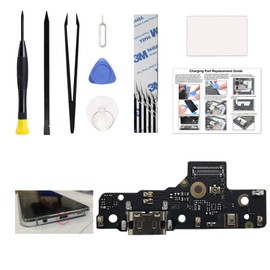 Charging Port Replacement Kit Compatible with Moto G Play 2023 & G Power 2022, XT2271 XT2165 Dock Board USB-C Connector, with Instruction Manual, Toolkit