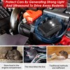 Jahy2Tech 2 Pack Under Hood Rodent Repeller with Strobe Light,3