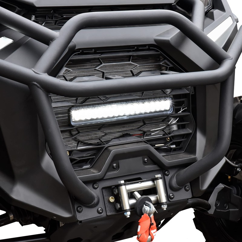 KATIMOTO Front Mesh Grill with LED Spotlight Bar for Commander
