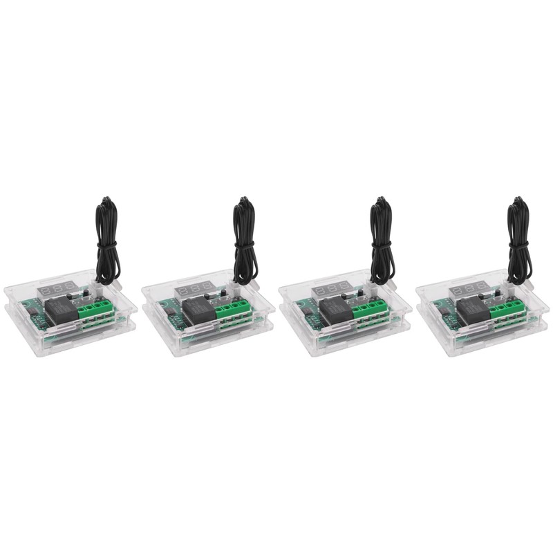 Aribrnten 4PCS W1209 DC Digital Temperature Controller Module Electronic Temperature
