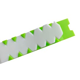 LYMSSESS Snapback Strap Replacement Plastic Baseball Hat Strap - Repair Your Dog-Chewed or Damaged Snap Fastener (White + Green)