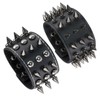 Manfnee Spike Rivet Rivet Leather Punk Gothic Biker Wide Cuff