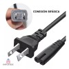 Importeek 5pz Cable Corriente Alimentacion Dos Polos Cargador Laptop