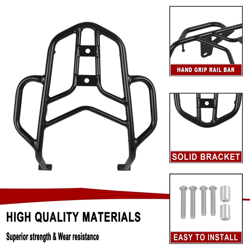 WORLDMOTOP Motorcycle Rear Luggage Rack Tail Storage Rack Cargo Replacement