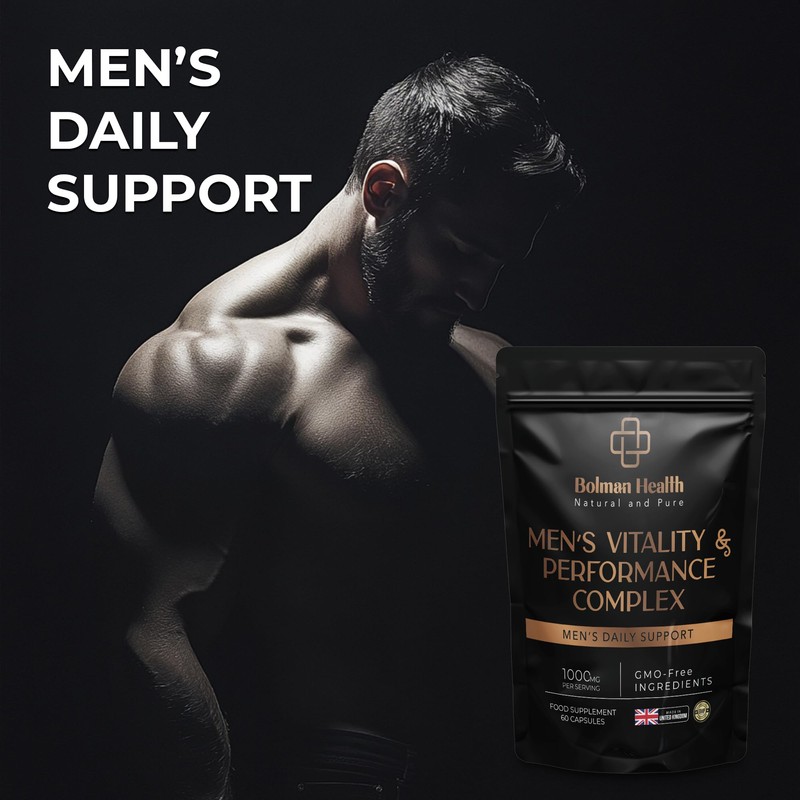 Men’s Vitality & Performance Complex Capsules | Daily Support Supplement