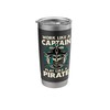 Work Like A Captain Play Like A Pirate - Skull