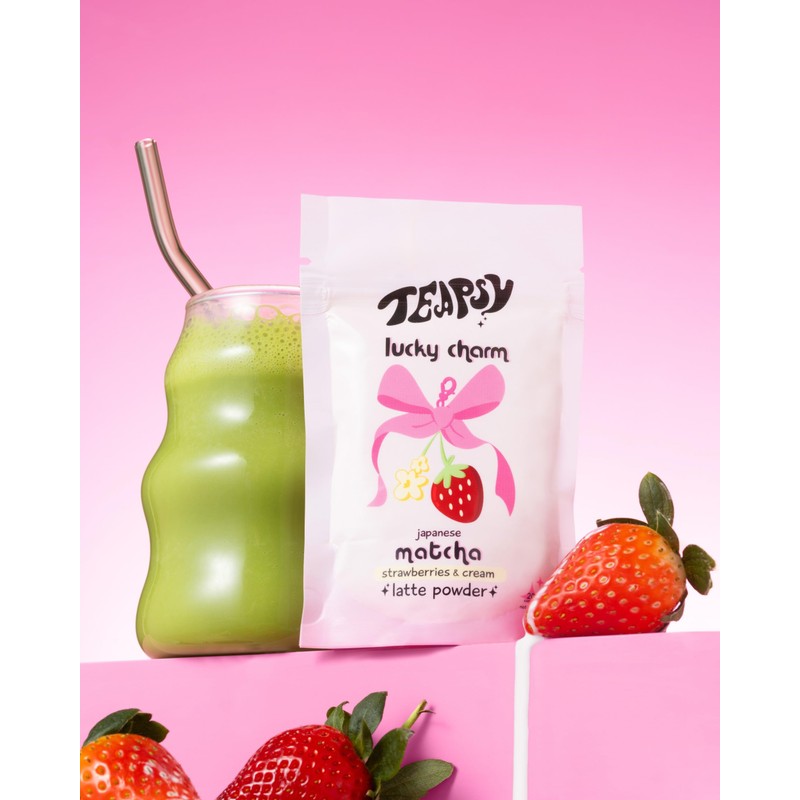 Teapsy "Lucky Charm" Matcha | Strawberries & Cream | Ceremonial