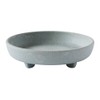 Hachiman Gardens Arbre Eco Plate/Saucer, Round, No. 4, Gray