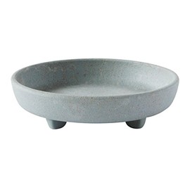 Hachiman Gardens Arbre Eco Plate/Saucer, Round, No. 4, Gray