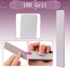 HeeYaa Nail File 12 PCS Professional Reusable 100/180 Grit Double