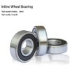8 Pcs Inline Skate Wheels with 16 Bearings LED Light