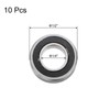 sourcing map R188-2RS Deep Groove Ball Bearings, Pack of 10