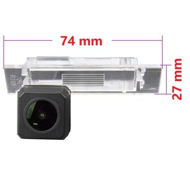 Misayaee Reversing Camera Waterproof Night Vision Rear View Camera Parking Aid Reversing System for Renault Kadjar / MB Smart Cabriolet / Mercedes Smart Fortwo Cabrio W453 2015-2018