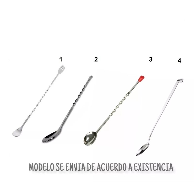 Buffetware Kit Barman Bar Colador Cuchara Tapete Jigger Cucharon Hielo