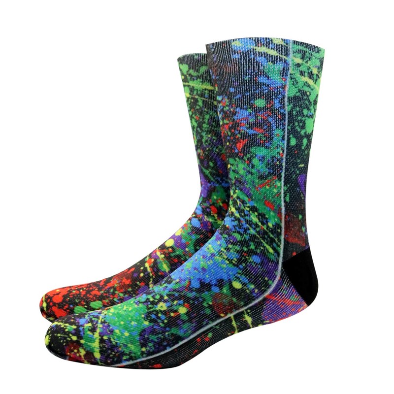 KACOLOR - Calcetines de tubo para hombre con estampado 3D,