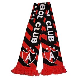 Atlas FC Scarf | Soccer Fan Scarf | Premium Acrylic Knit, Red, Large