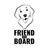 NewTeam Dog on Board Dog Car Sticker (Black)