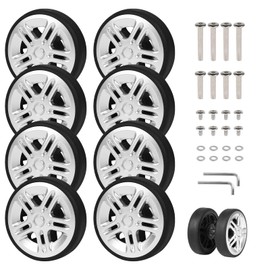 EXLECO Suitcase Replacement Wheels, 8 x suitcase replacement wheels