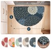 KIMODE Half Circle Kitchen Mats for Floor Cushioned Anti Fatigue,Semi