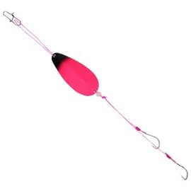 Hayabusa HE132 Black Falcon, Let's Play with Bait, Bait Spoon, Small Hook, 0.2 oz (5 g), #1 Pink
