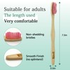 Tooth HaHa Bamboo Toothbrushes, Medium Bristles BPA-Free Bristles Toothbrushes for