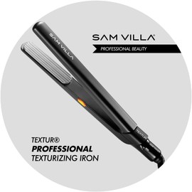 Sam Villa TEXTUR Professional Texturizing Hair Crimper Hair Iron With Precision Heat Control , 1 Count (Pack of 1)