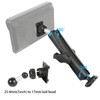 xik Heavy-Duty Carplay Screen Mount with AMPS Standard Hole Aluminum