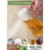 Oil Sprayer for Cooking 2 in 1, 470ml Glass Olive
