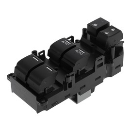 X AUTOHAUX Power Window Switch No.35750T2AS01 Front Right Driver Side Window Control Switch for Honda Accord 2009-2014 Black