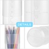 SUMTree 5 levels Adjustable Travel Plastic Makeup Brush Holder, Retractable