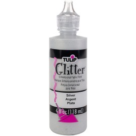 Tulip 3D Fabric Painting, Silver,118 ml (Pack of 1)