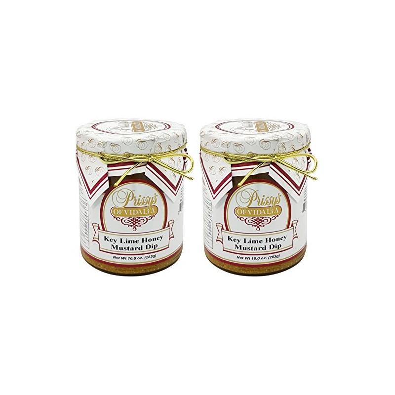 Prissy's of Vidalia Key Lime Honey Mustard Dipping Sauce, 10