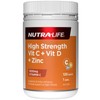 Nutralife High Strength Vit C + Vit D + Zinc Tab X 120