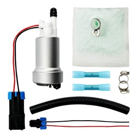 Qnbes 450LPH F90000267 Bomba de combustible de alta presión, bomba de combustible universal E85 para TIA485-2 kit de instalación incluye 400-0085 125-190 arnés de manguera de filtro de combustible