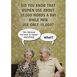 30,000 Words a Day Funny Birthday Card