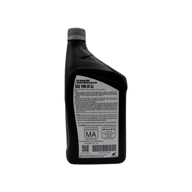 Cyclemax OEM Standard 10W30 Oil Change Kit fits 2004-2025 Honda