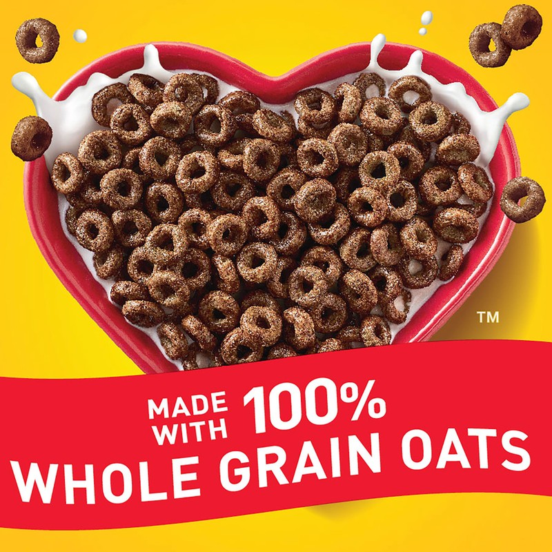 Chocolate Cheerios, Heart Healthy Gluten Free Breakfast Cereal, Made with