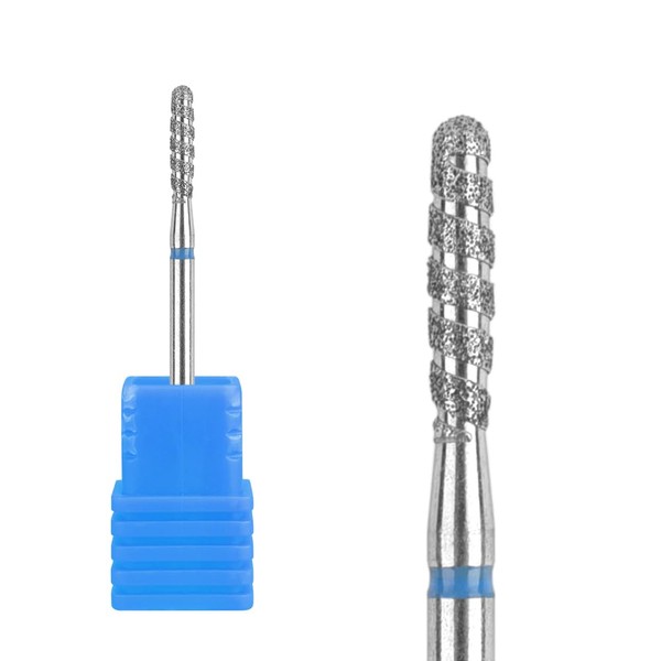 Rolabling Nail Drill Bit Spiral Shape Nail Drill Bits Electric