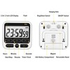 KTKUDY Digital Kitchen Timer with Mute/Loud Alarm Switch ON/Off Switch,