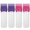 ELANE 4 Pack Root Comb Applicator Bottle,Hair Oil Applicator Bottle