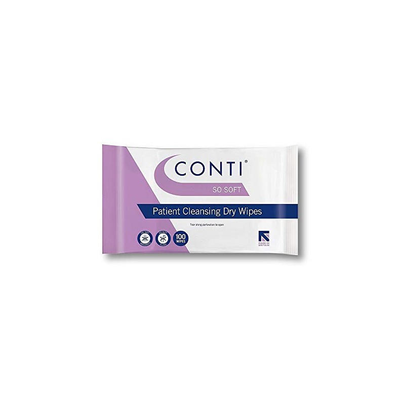 Conti SoSoft Large Dry Wipes - 32x28cm (1 Pack of