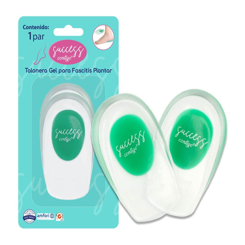 Success Talonera para Fascitis y Espolón - Gel Silicona de
