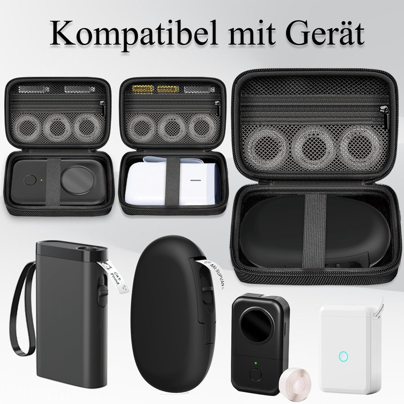 APKOL Bag Compatible with Nelko P21 Case, SUPVAN E10/E16 Labelling