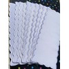 10 x Pure White Cross Stitch Embroidery Bookmarks Blank Cross